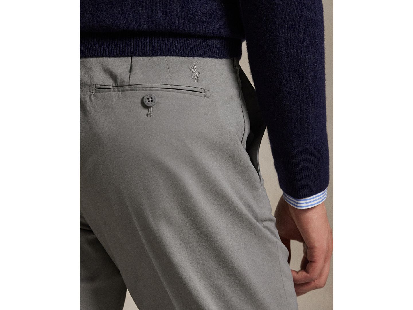 Мужские брюки Polo Ralph Lauren Norwich Chino, цвет: Серый — фото 3