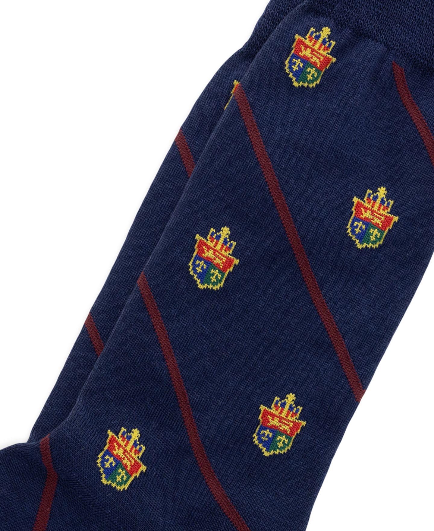 Носки Single для мужчин, средней высоты, в рубчик — Polo Ralph Lauren, цвет: Тёмно-синий — фото 2