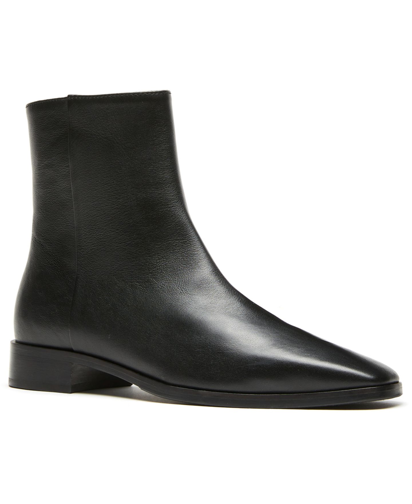 Женские ботинки La Canadienne Tundra City Dry Ankle Booties, цвет: Чёрный кожаный — фото 1