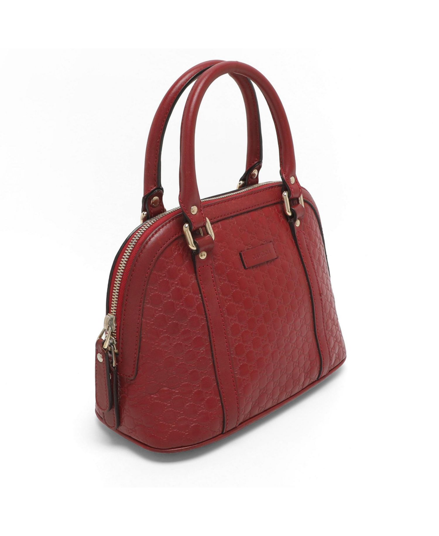 women's Mini Microguccissima Leather Dome Satchel