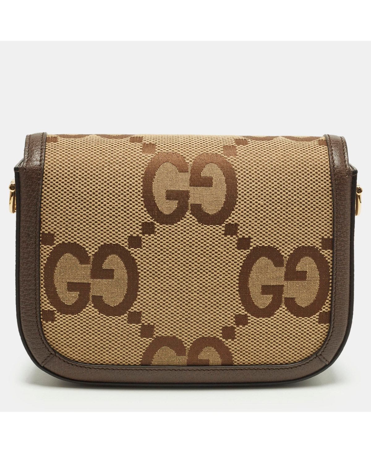 Pre-Owned Gucci women's Bree Gg Canvas and Leather Crossbody Bag