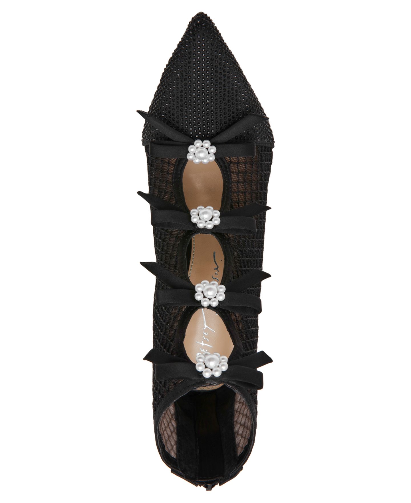 Женские ботинки Betsey Johnson Quin Zipper Dress Booties, цвет: Чёрный — фото 4