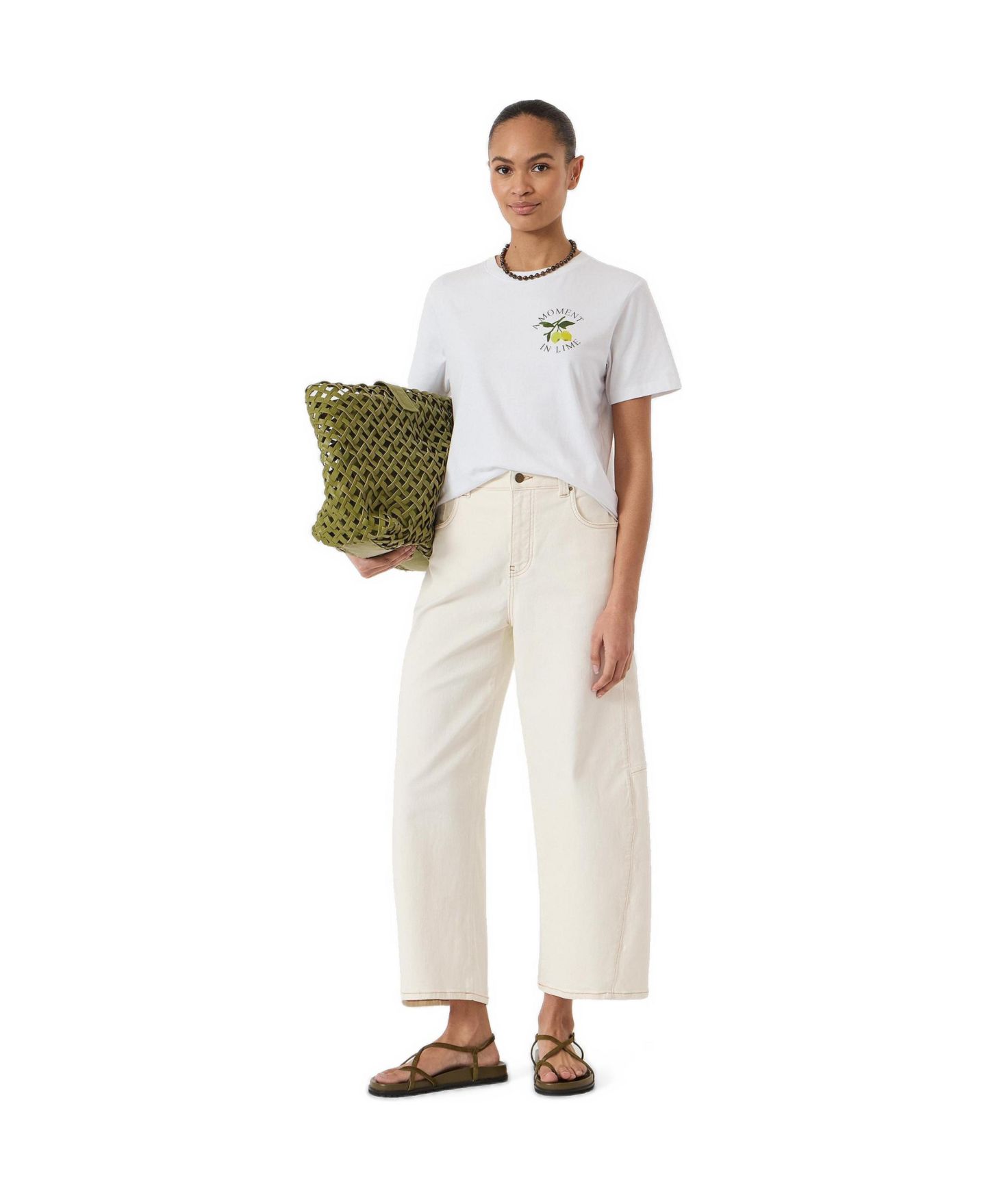 Женская футболка Hush 100% Cotton Short Sleeve, цвет: Белый — фото 2