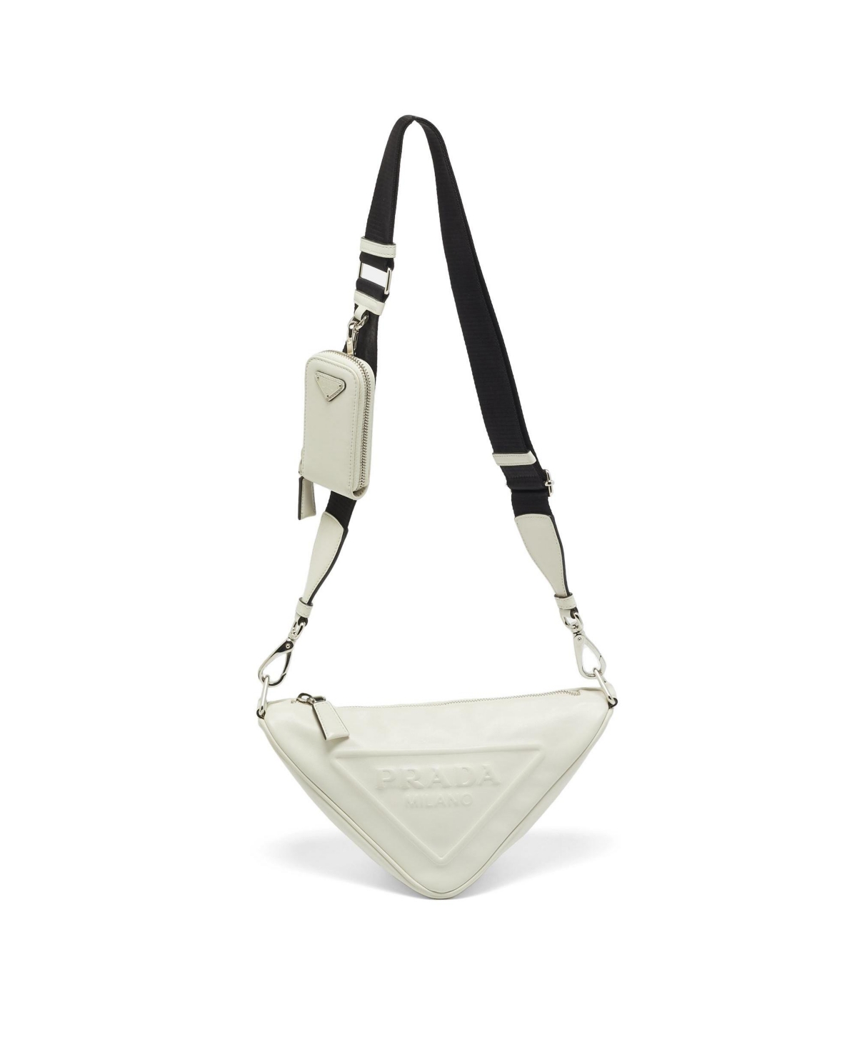 Pre-Owned Prada Women's Triangle Leather Shoulder Bag
