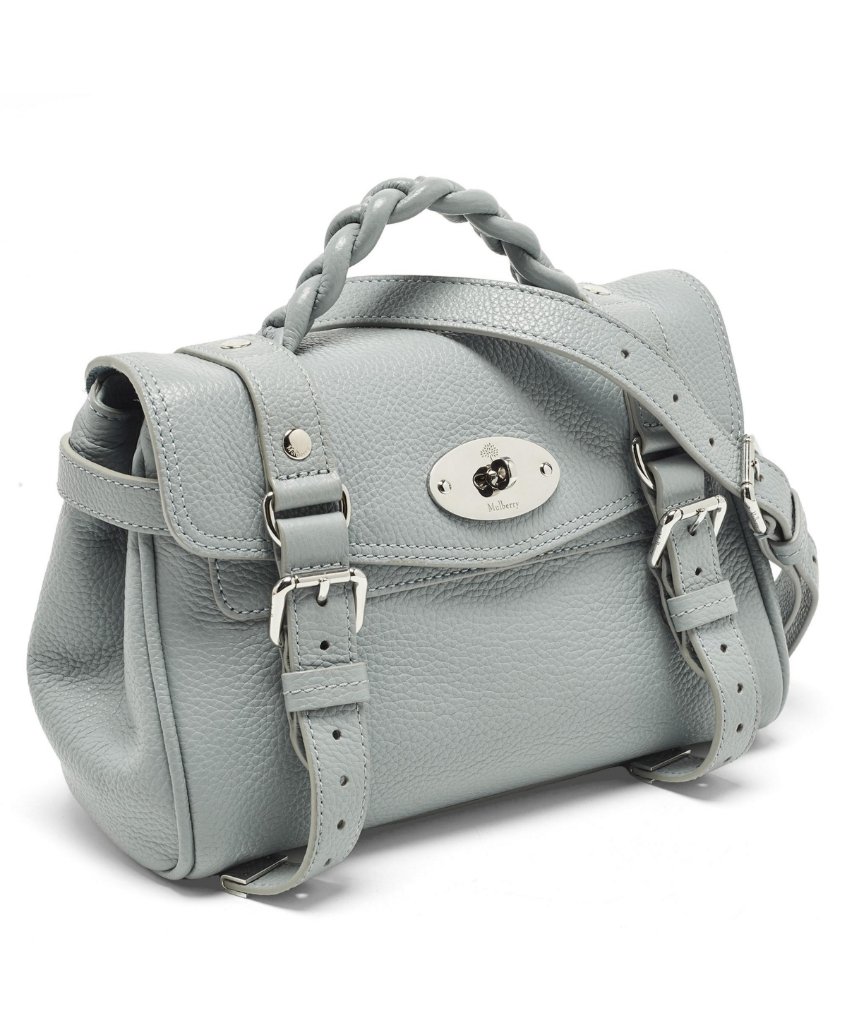 Pre-Owned Mulberry Women's Alexa Mini Pebbled Leather Satchel