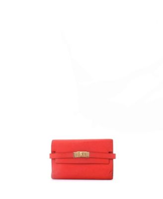 Medium Kelly Trifold Wallet Chevre Mysore
