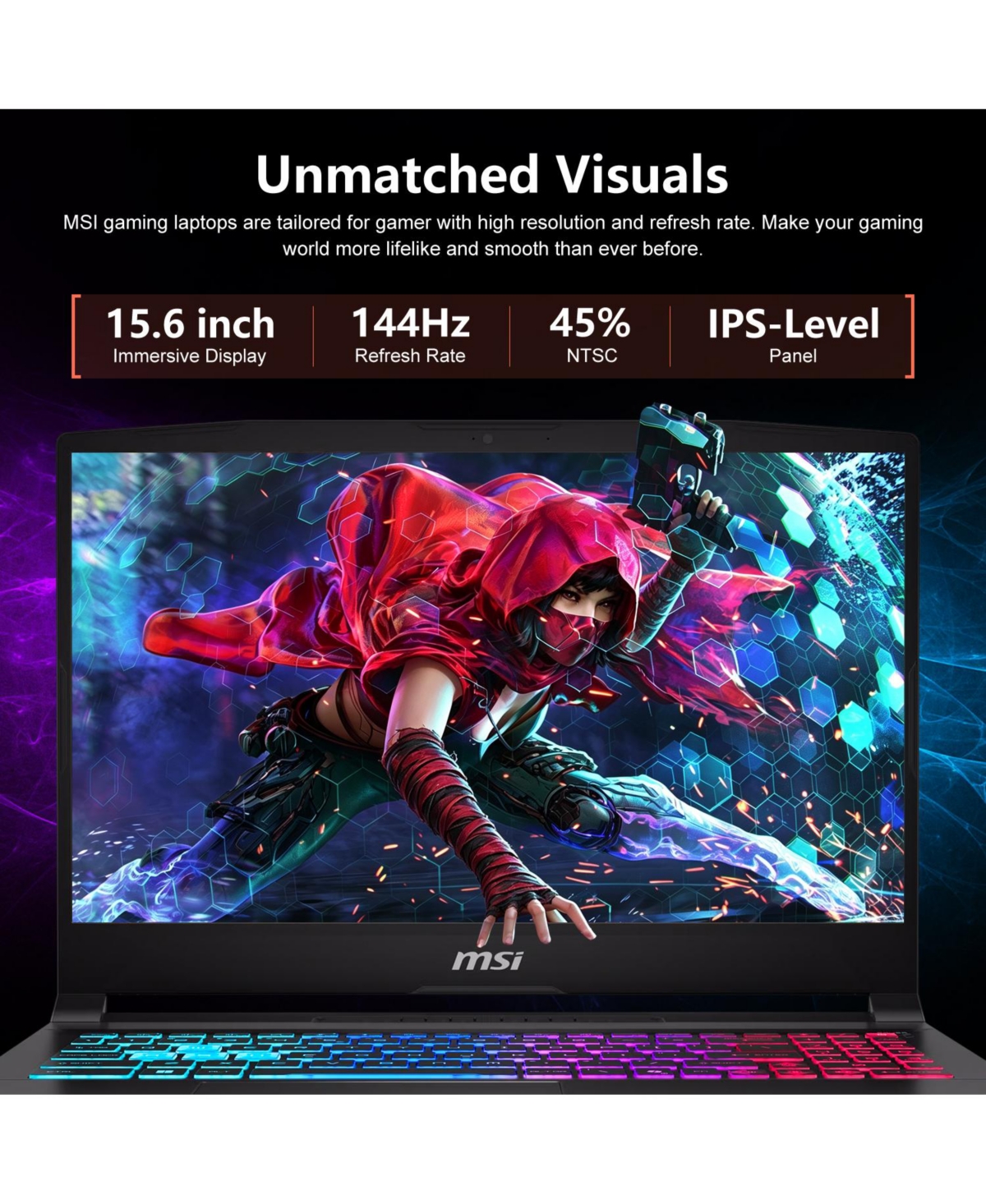 Msi Katana 15 Gaming 144Hz Rtx 5050 15.6" Laptop