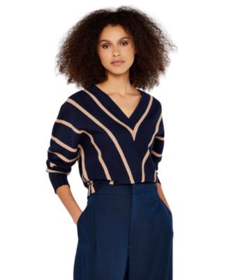 Women's Chevron V-neck Jumper