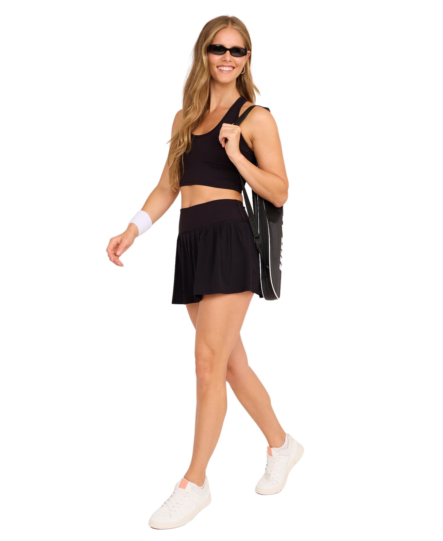 Women's High-Waisted Pleated Skort