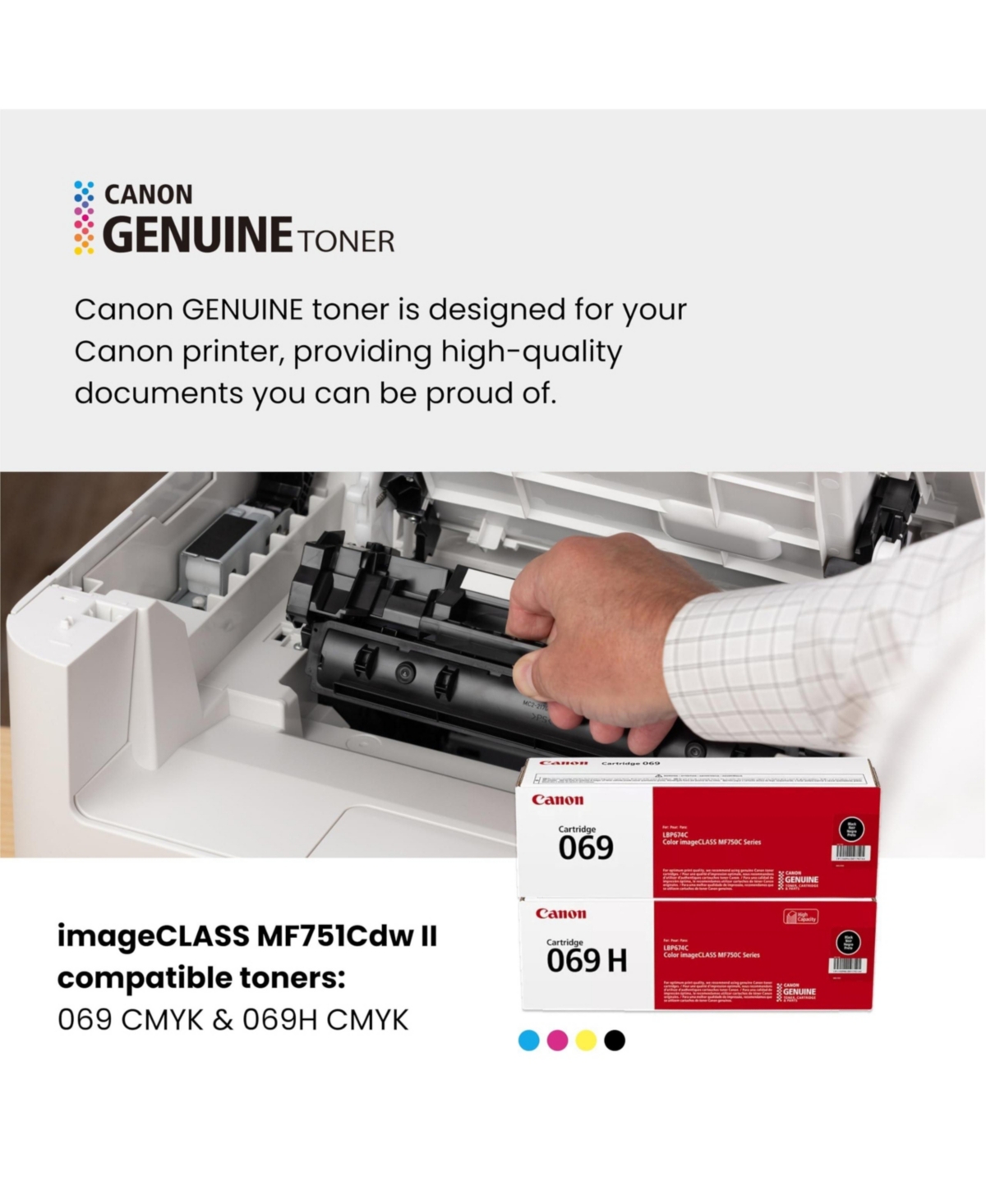 Canon imageCLASS MF751Cdw Ii Color Wireless All-In-One Laser Printer