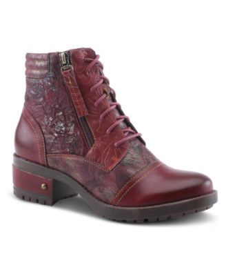 Women's Sunsetride Lace-Up Boot Mid with Full Grain Leather Upper