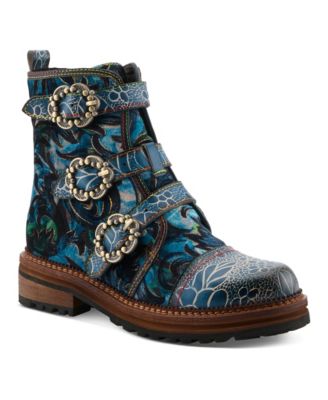 L`Artiste  Women's Boots with Adjustable Buckle Straps