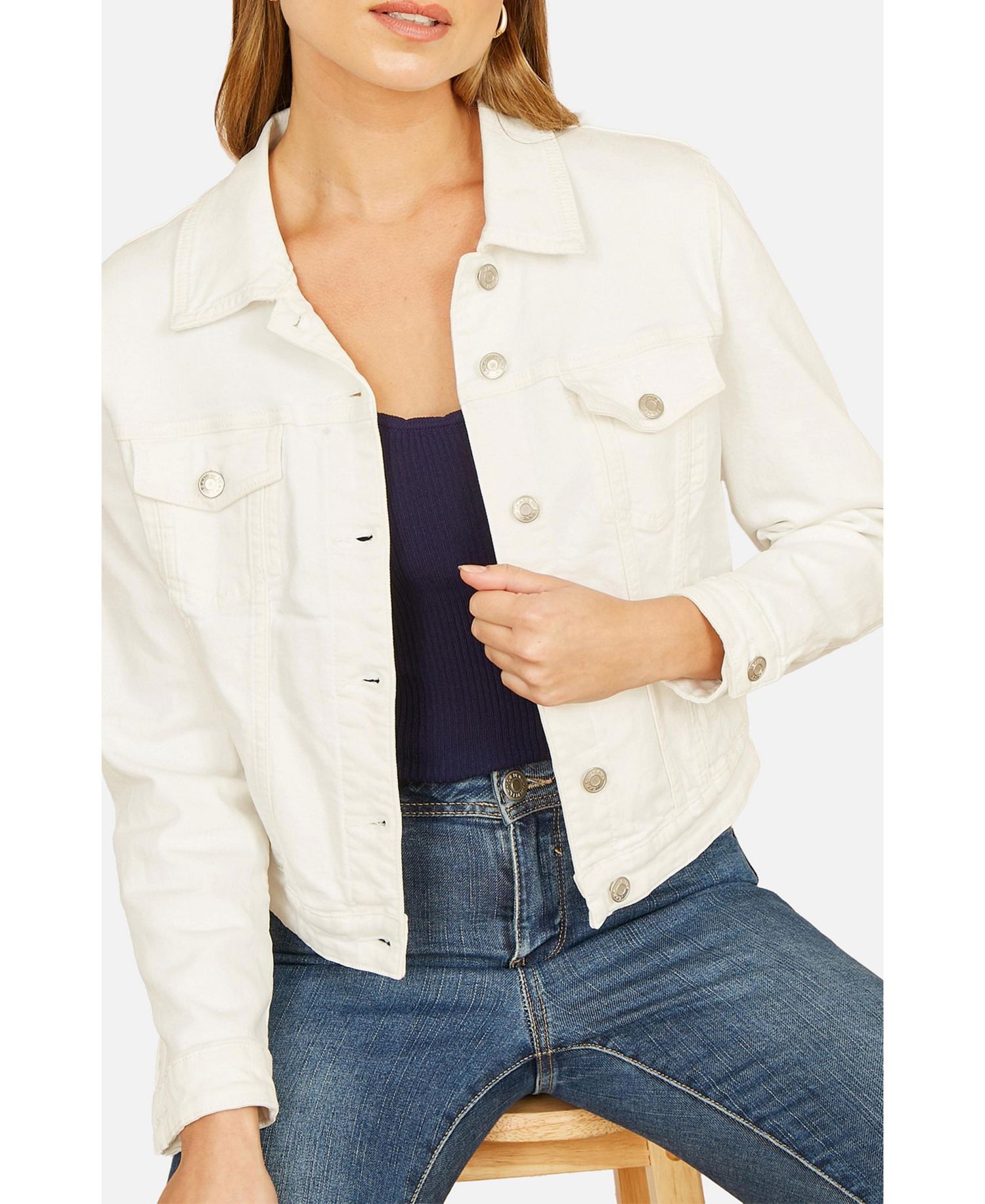 Women's Stretch Cotton Denim Jacket