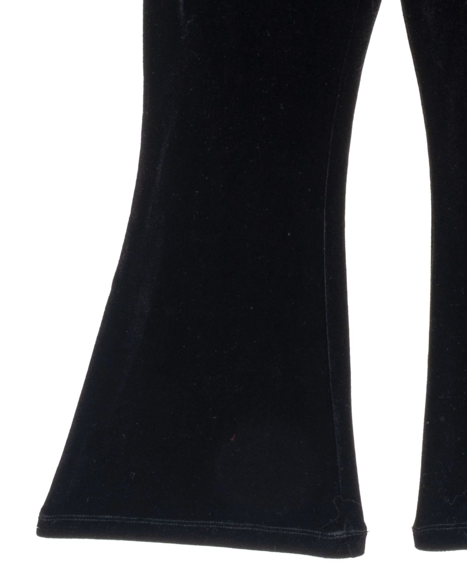 Girls' 4T-6x Long-Sleeve Velvet-Bow Top and Flare Pants, 2-Piece Set