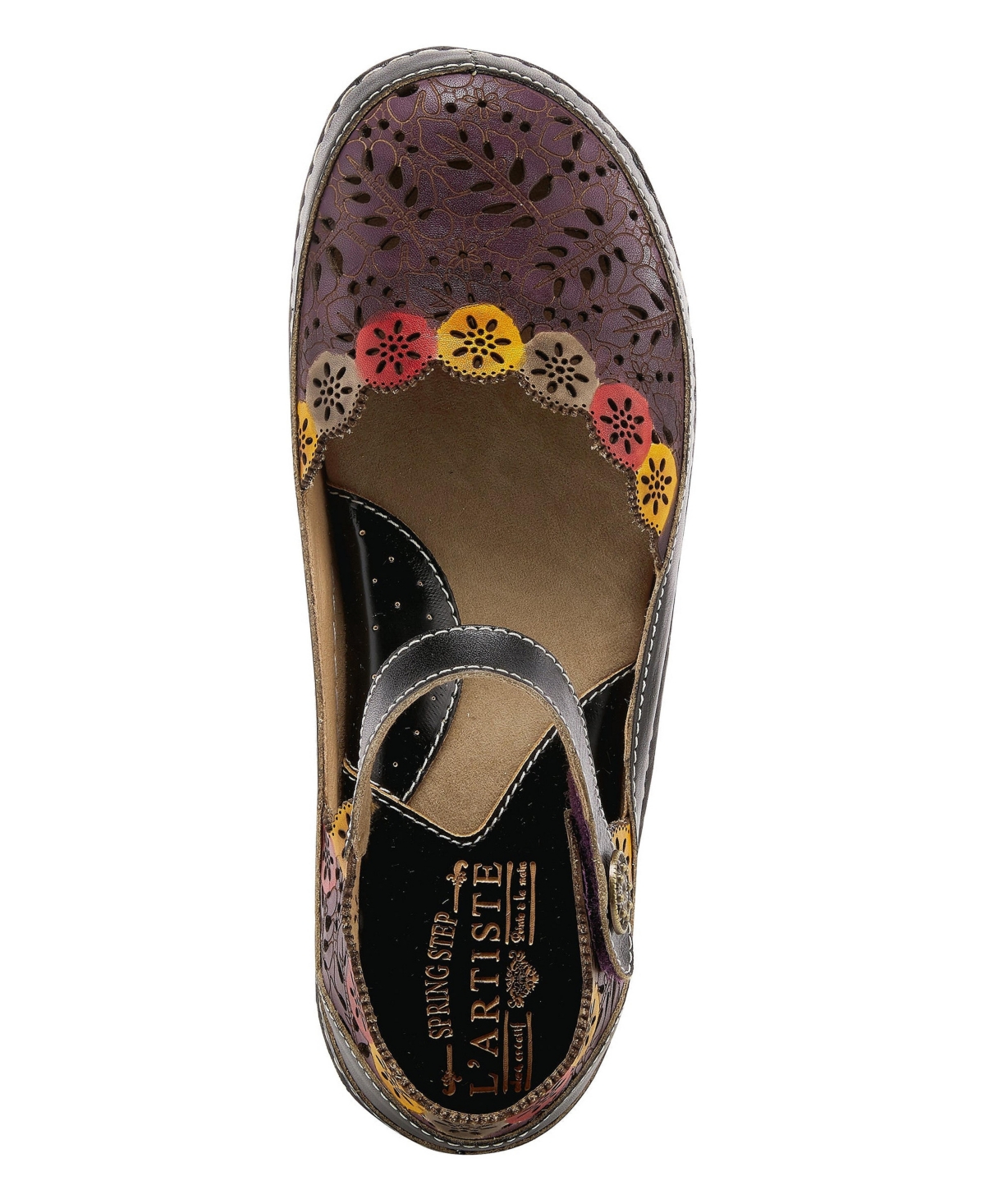 L'Artiste Women's Spring Step Kysandra-fleur Mary Jane with Adjustable Strap