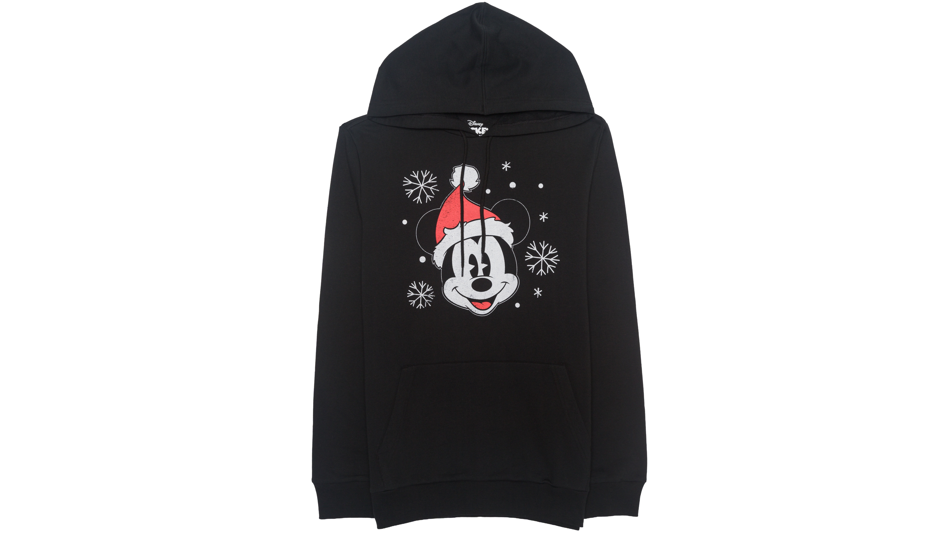 Hybrid Apparel Men's Santa Mickey Holiday Graphic Cotton-Blend Hoodie