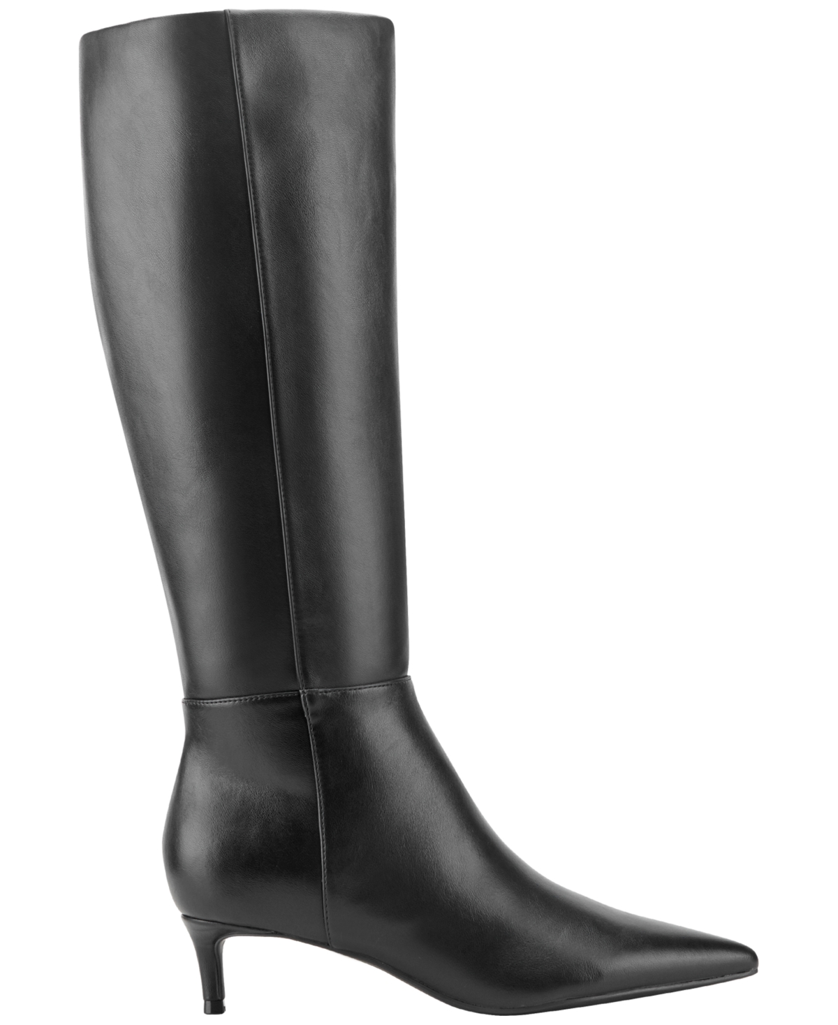 Bandolino Women's Sloan Wide-Calf Kitten Heel Tall Dress Boots