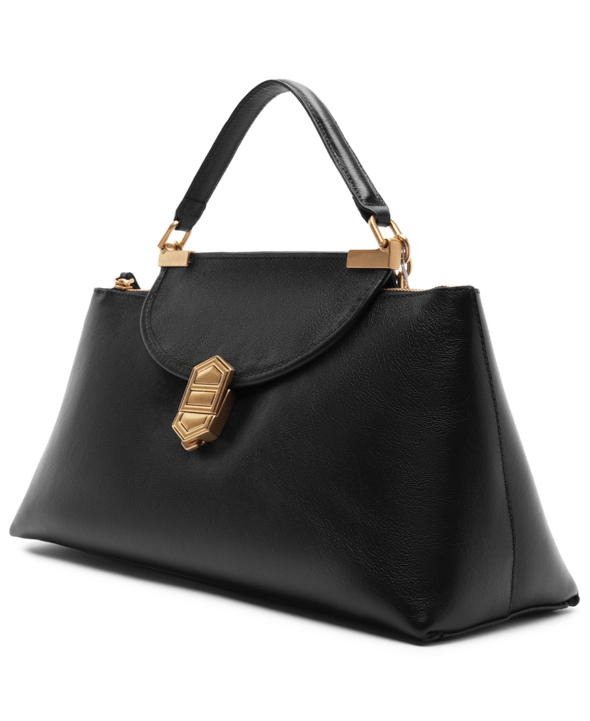 Arezzo Everly Leather Large Satchel Handbag