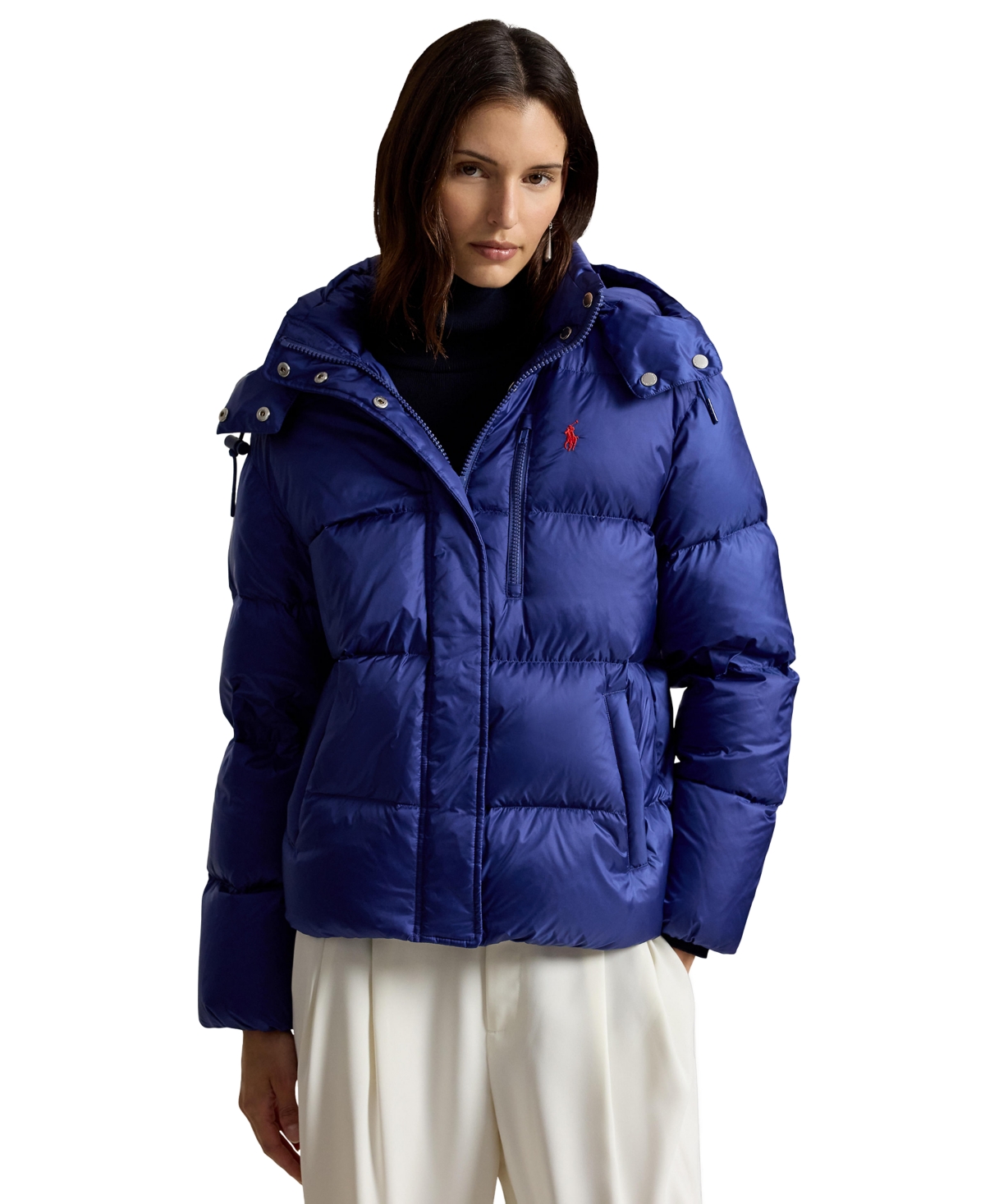 Polo Ralph Lauren Women's Water-Resistant Long Sleeve Quilt Jacket
