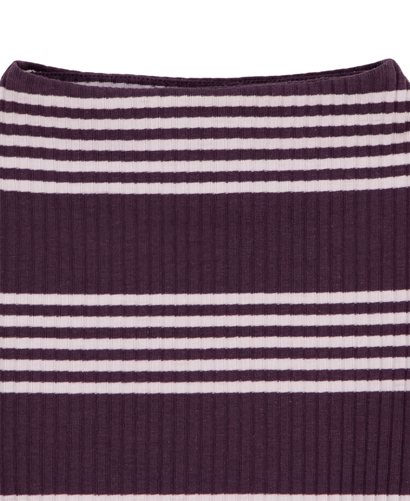 Футболка Calvin Klein Long-Sleeve Striped Ribbed для девочек, цвет: Чёрный — фото 7