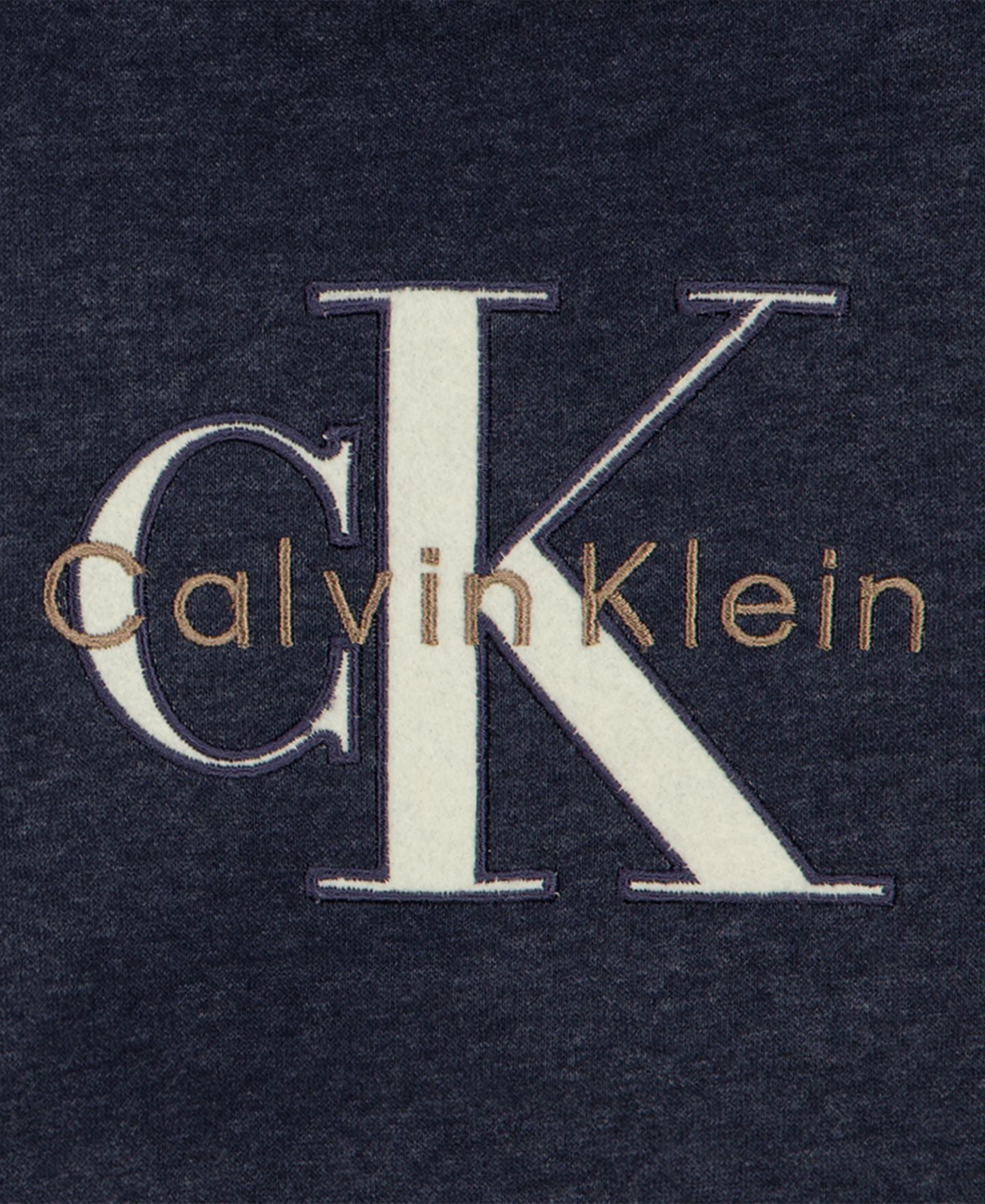 Детский комплект Calvin Klein: флисовое худи с капюшоном и джоггеры, 2T-7, цвет: Синий — фото 4