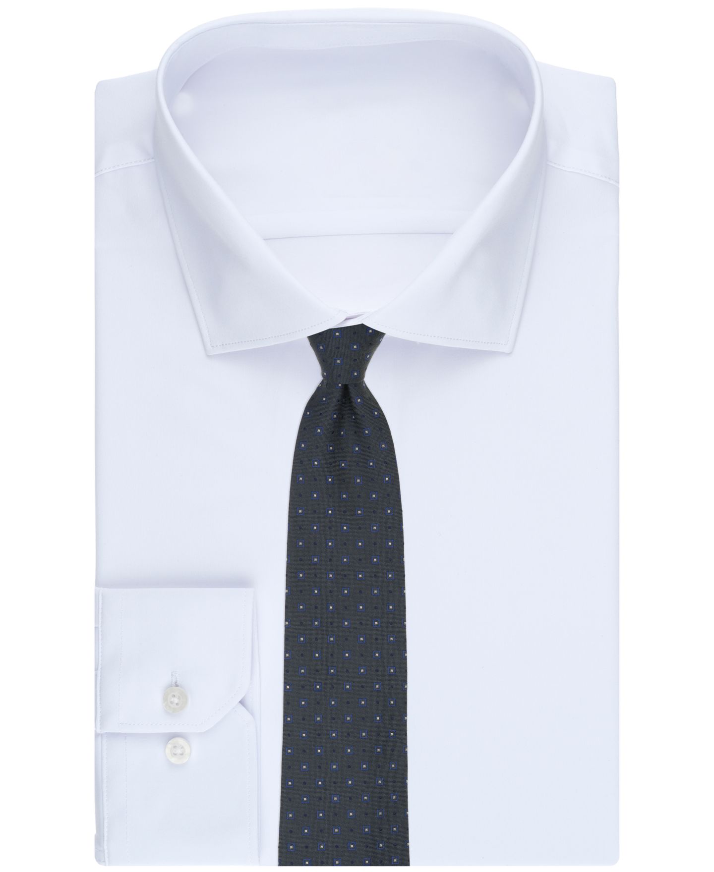 Мужские галстуки Brooks Brothers Diamond Dot Neat Classic Width Tie, цвет: Зелёный — фото 3