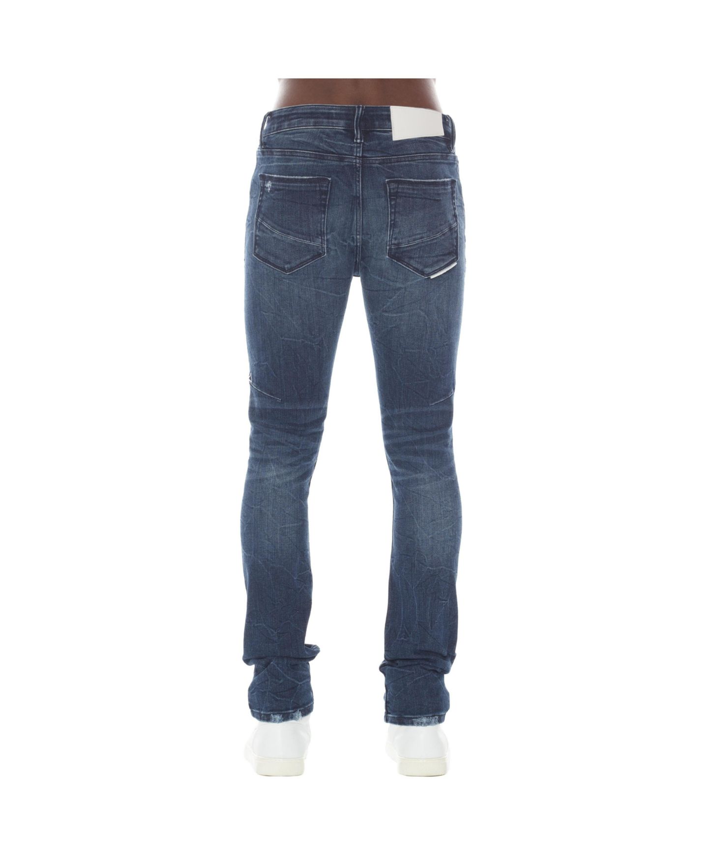 Мужские джинсы Hvman Chosen To Prevail x Cult Strat Super Skinny Fit Ripped, цвет: Sterling — фото 2