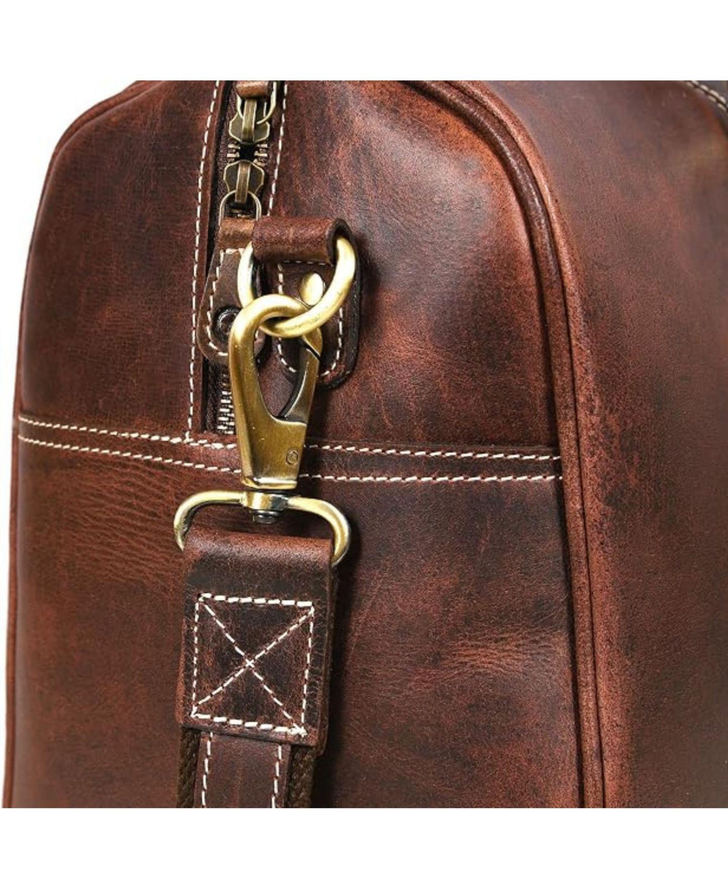 Сумка Aaron Leather Goods Forge Leather Duffle Bag with Shoe pocket — фото 5
