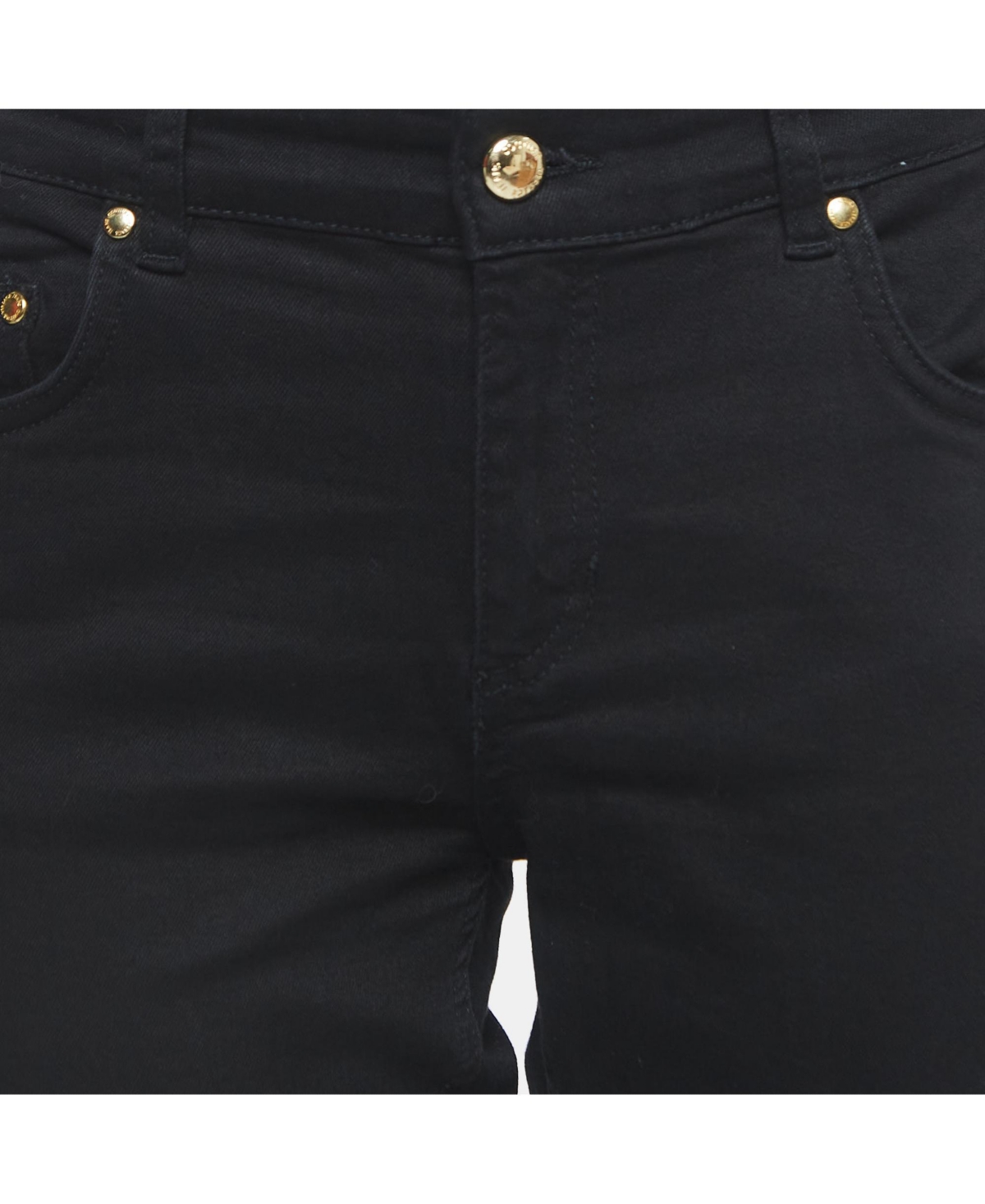Pre-Owned Versace Women's Mid-Rise Straight-Leg Jeans