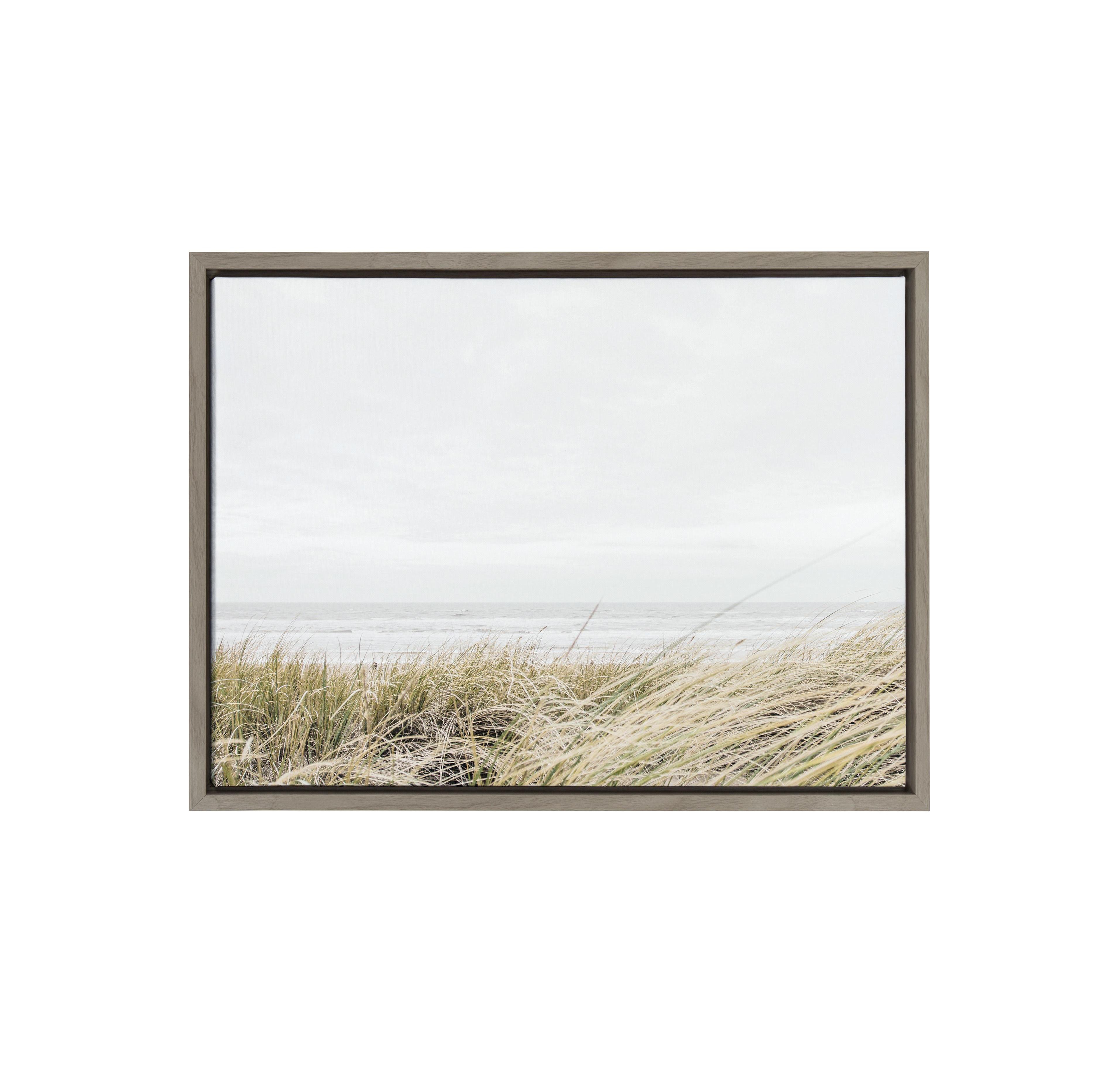 Kate and Laurel Sylvie East Beach Framed Canvas by Amy Peterson Art Studio