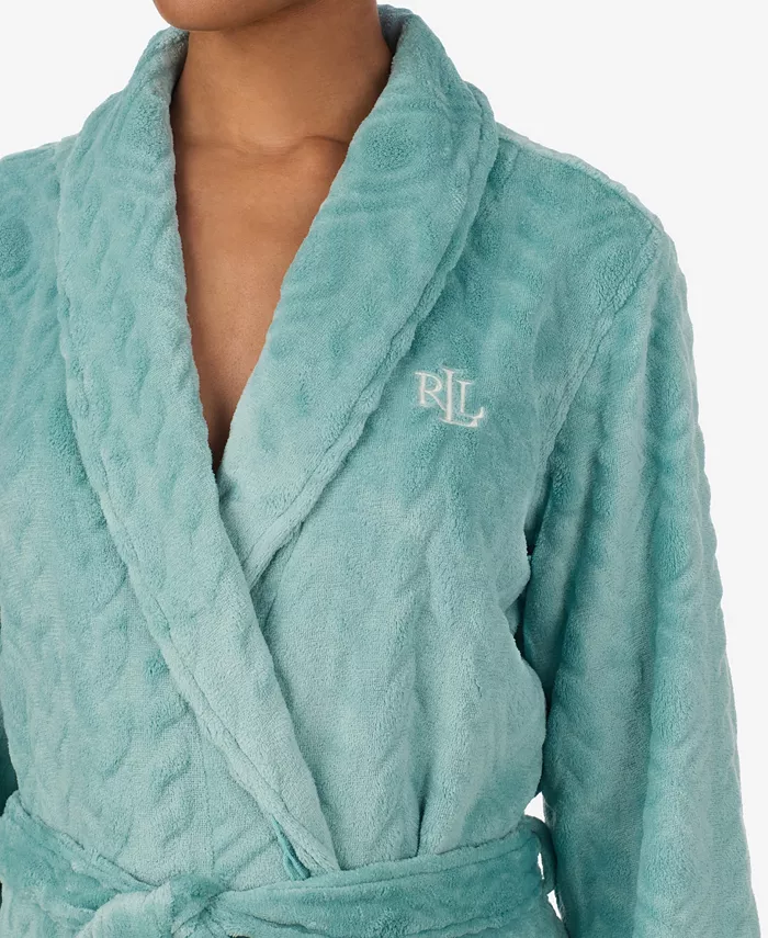 Women's Self-Tie Belt Short Robes - thumbnail 5