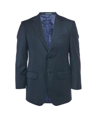 Men's Pinstripe Regular-Fit Single-Breasted Blazer