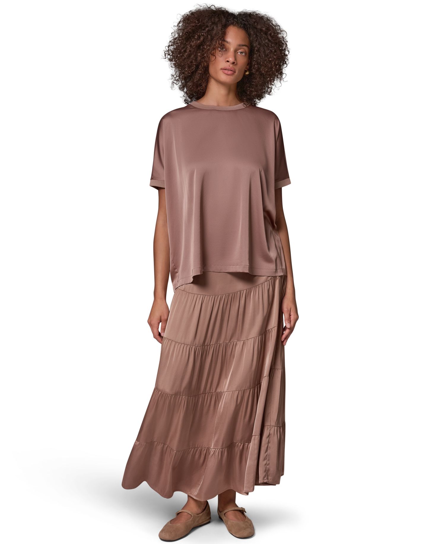 Women's Crewneck Boxy Blouse