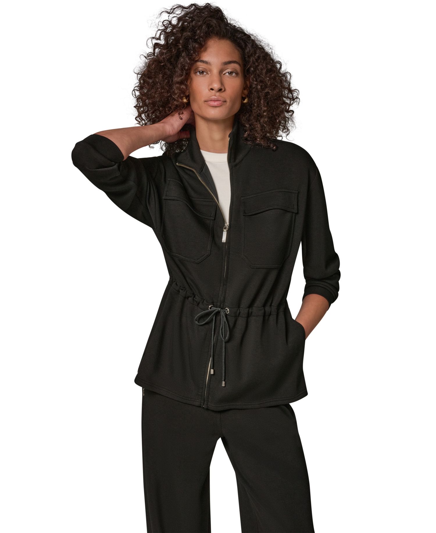 Women's Jet Setter Utility Lightweight Mock Neck Jacket