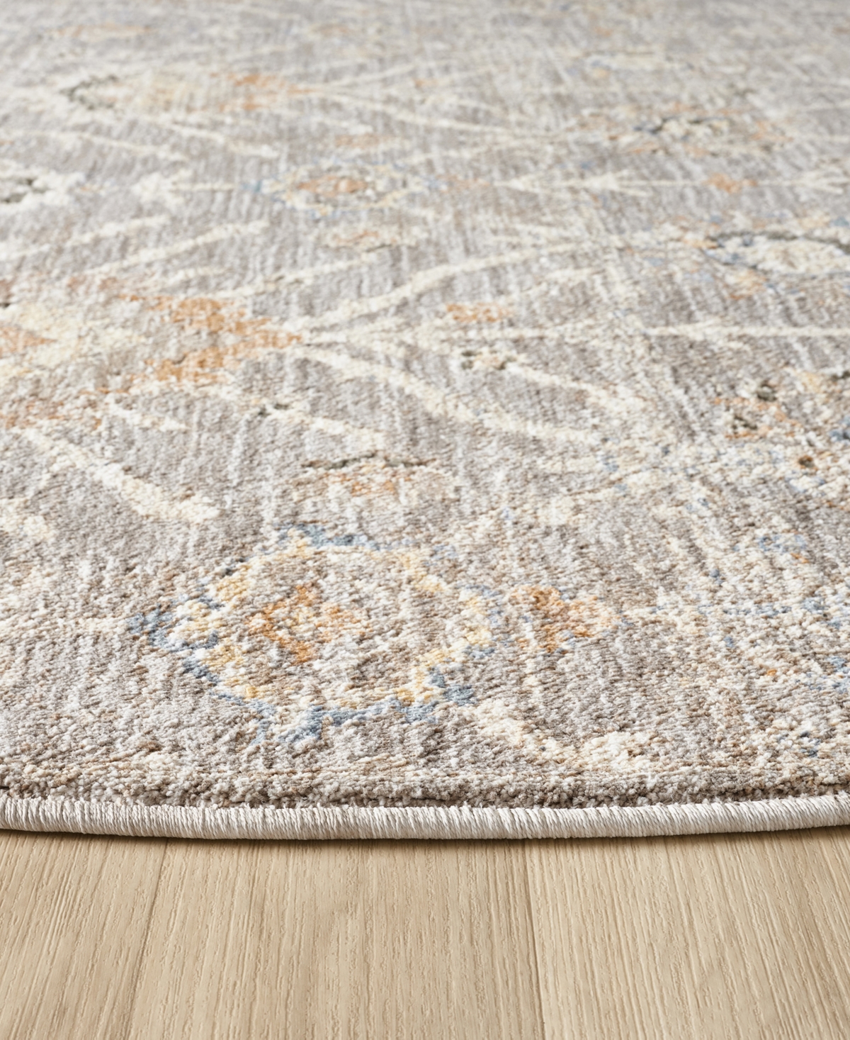 Lr Home Garza Vio- 6'6" x 6'6" Round Area Rug