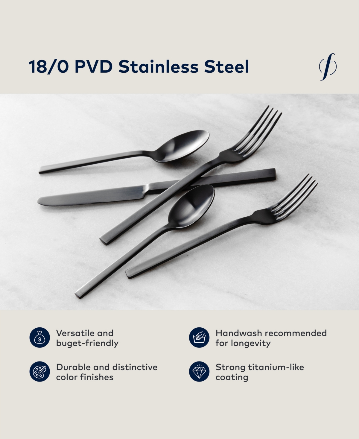 Fortessa Viggo 20-Piece Flatware Set