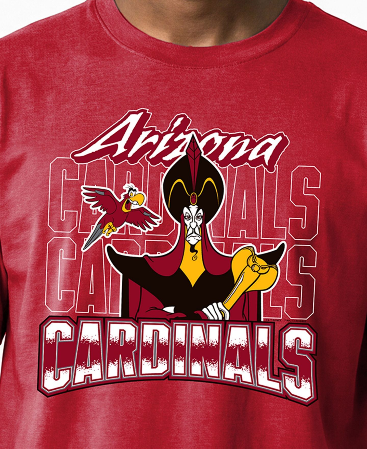 Мужская футболка Champion Bright Cardinal Arizona Cardinals Disney X Champion All Star — фото 5