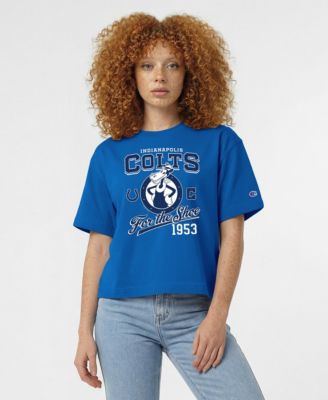 Women's Royal Indianapolis Colts Disney X Champion All Star T-Shirt
