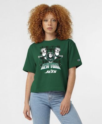 Women's Green New York Jets Disney X Champion All Star T-Shirt