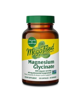 Magnesium Glycinate 500mg Sleep and Stress Support 60 mg Elemental Magnesium 120 Capsules