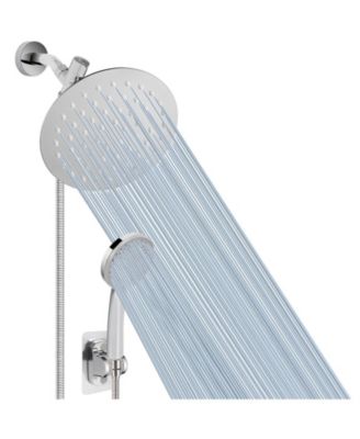 Shower Head Hose Stainless Steel Rain Handheld Spray Flow Control