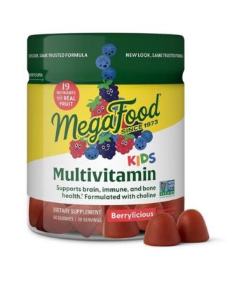 Kids Multivitamin Gummies Zinc Choline and Vitamin C and D3 Age 4+, 60 Berrylicious Gummies