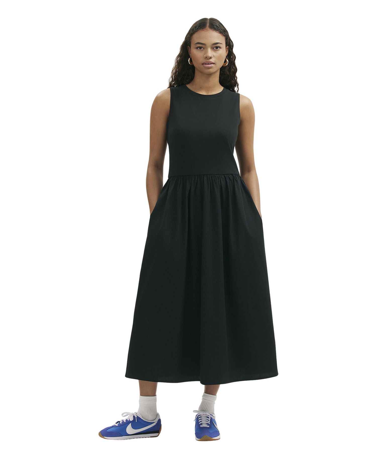 Women's Georgie Sleeveless Midi Fit & Flare Dress