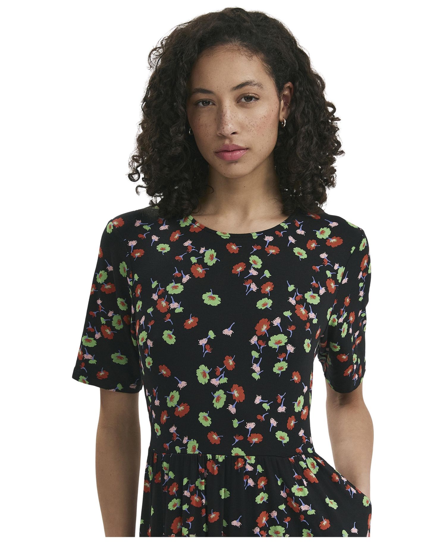 Women's Kathryn Floral Midi T-Shirt Dress