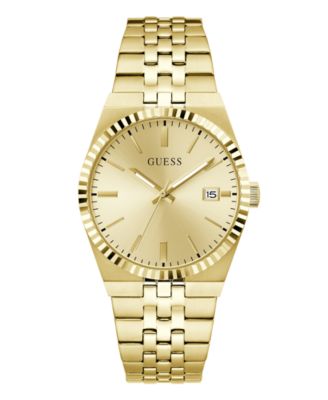 Men's Quartz Gold-Tone Stainless Steel Watch 39mm