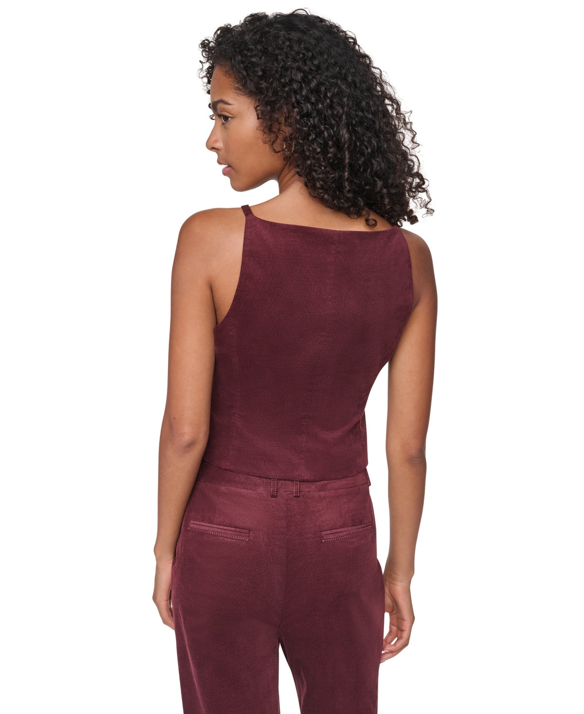 Dkny Women's Button-Front Tailored Vest