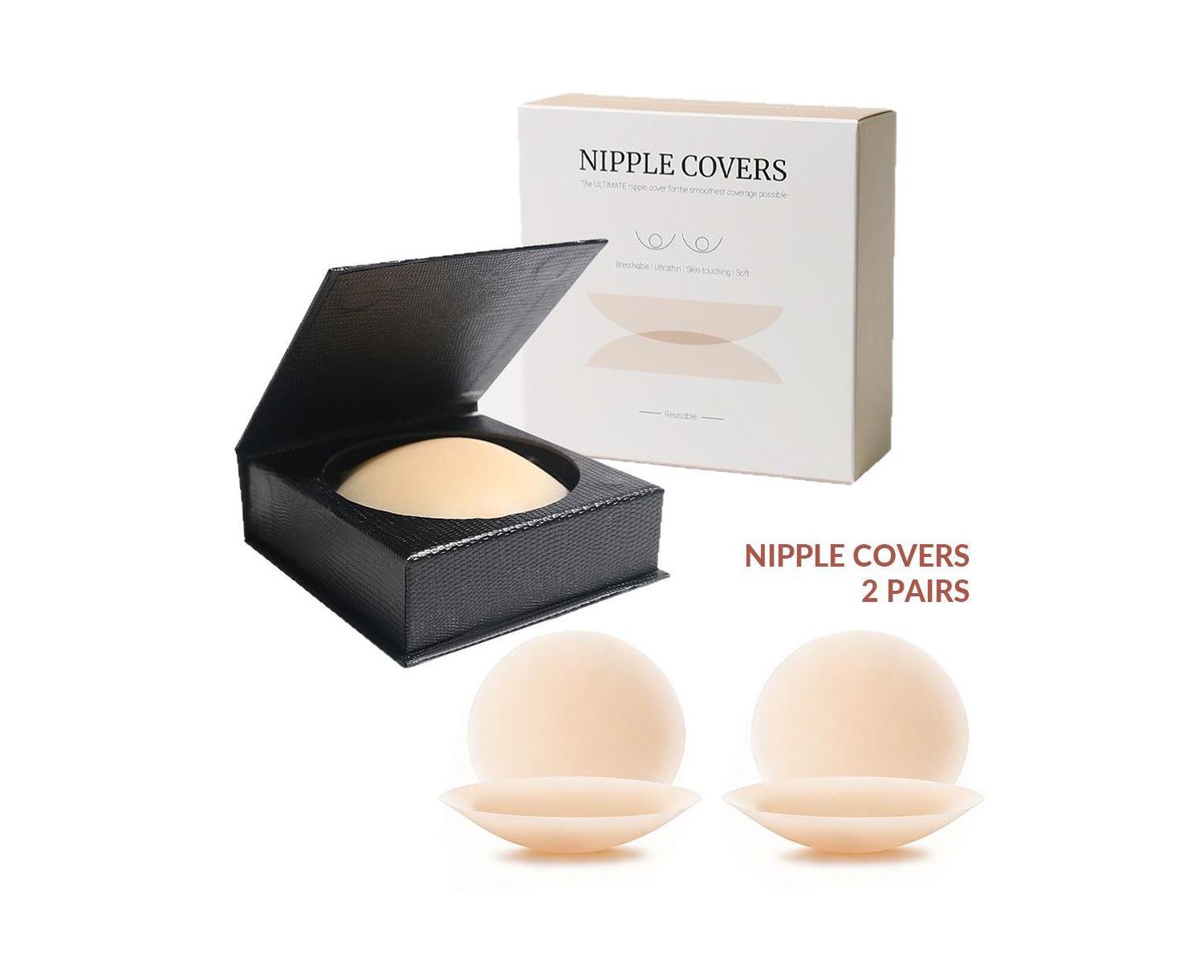 Seamless Silicone Adhesive Nipple Covers