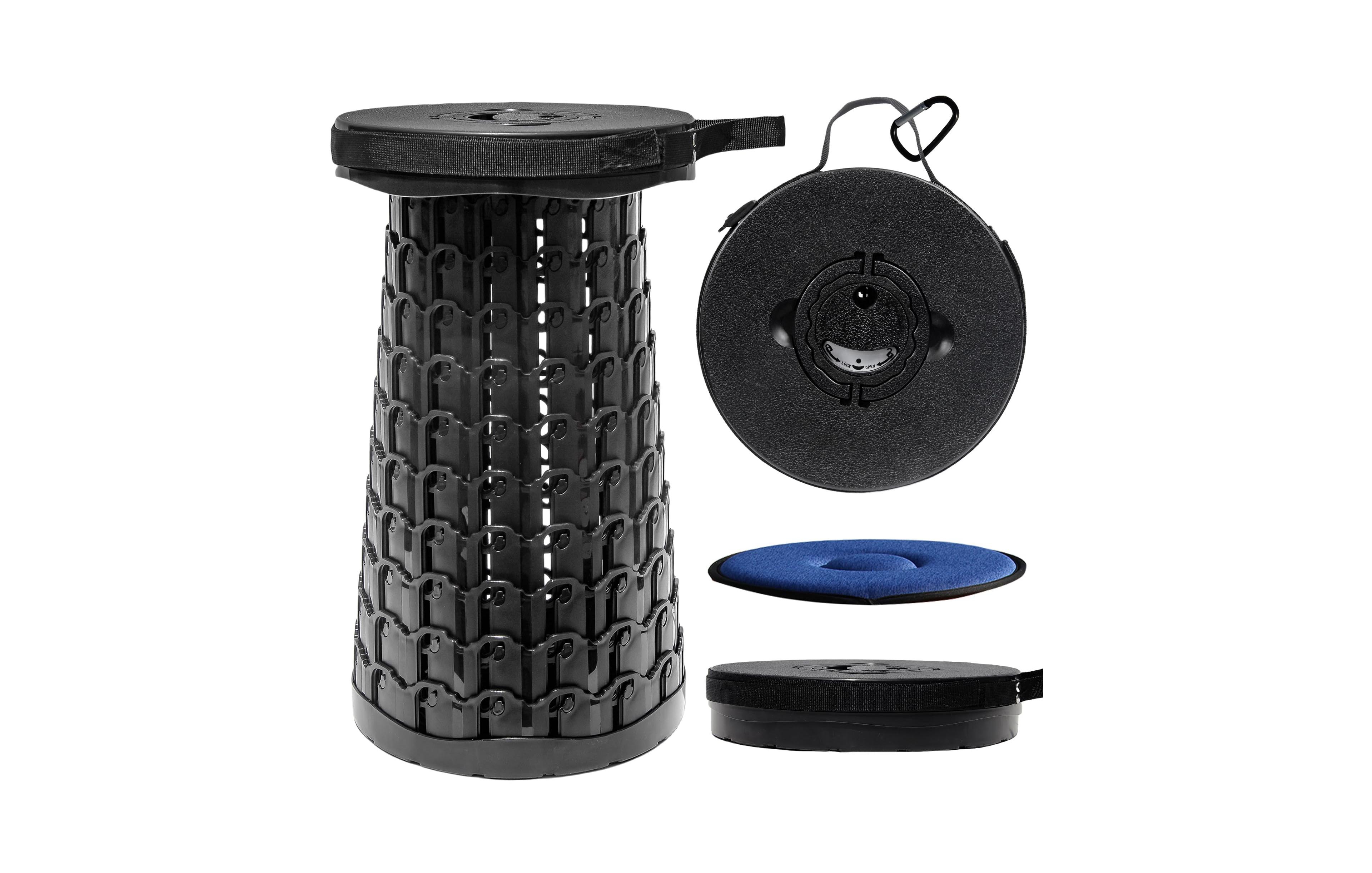 Aofar Collapsible Stool with Cushion Portable Seat Heavy Duty
