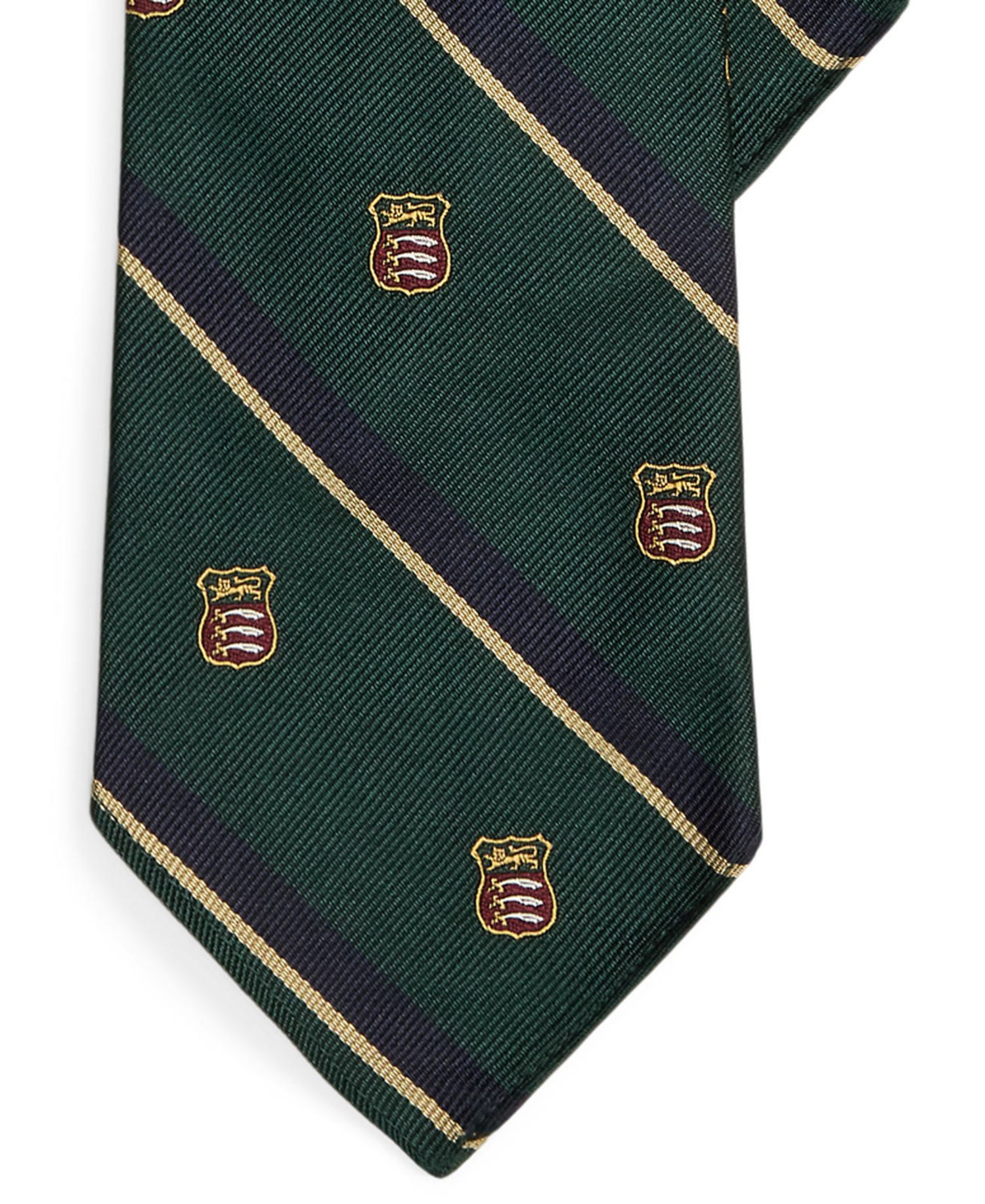 Men's Vintage-Inspired Striped Club Tie