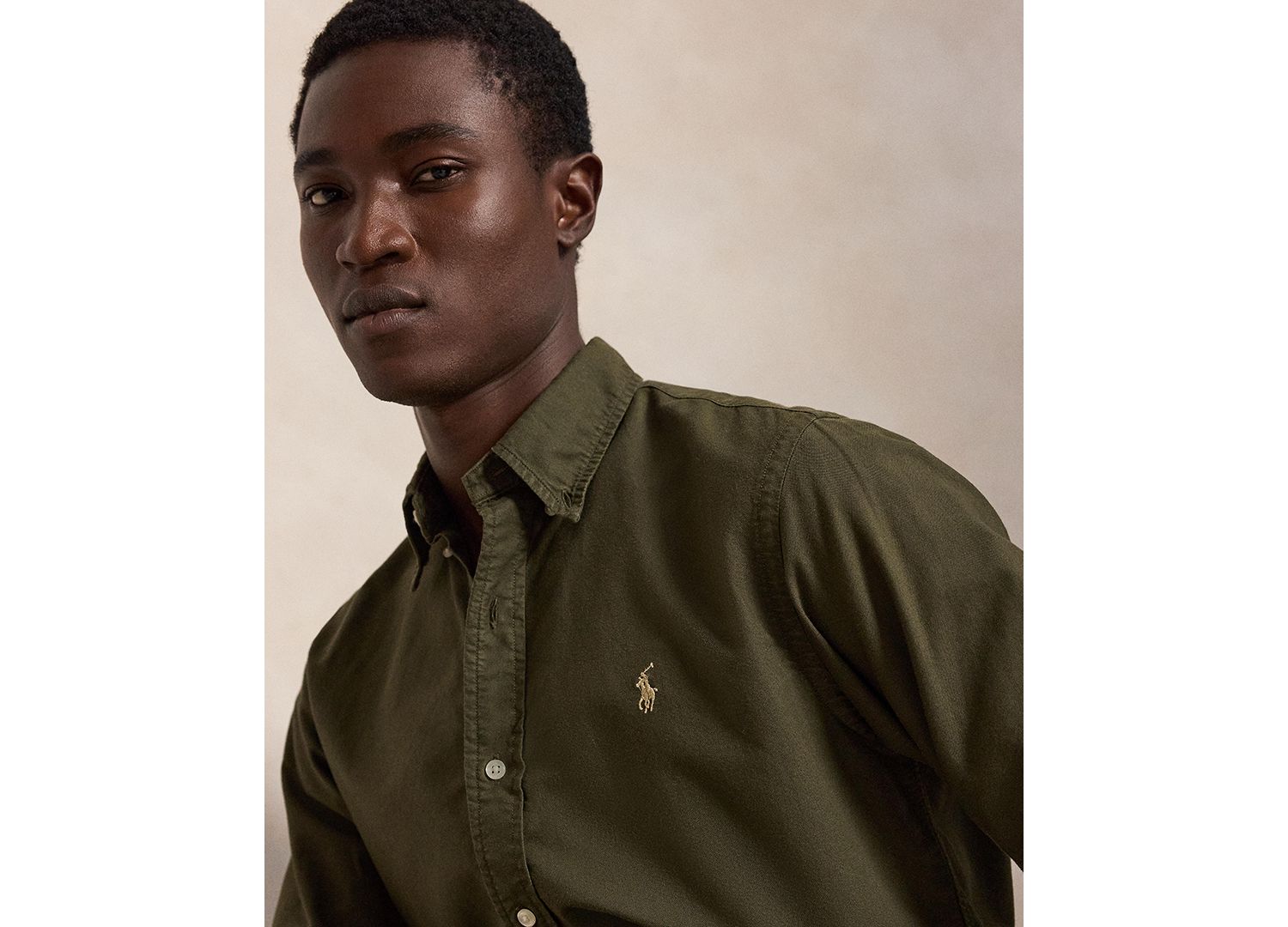 Men's Custom Fit Garment-Dyed Oxford Shirt